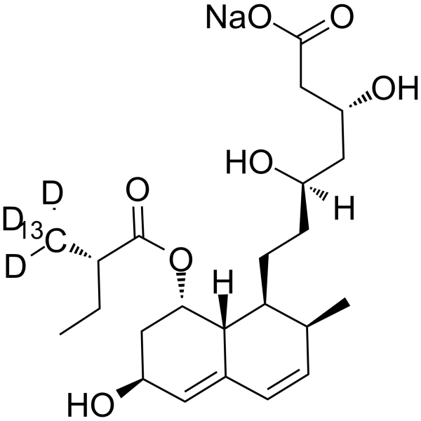 Pravastatin-13C,d3 sodium